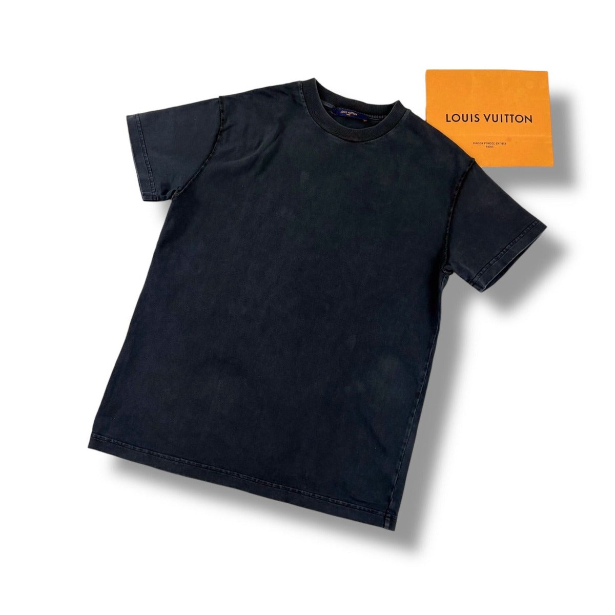 Louis Vuitton T-Shirt Back Logo Black Cotton — view 2