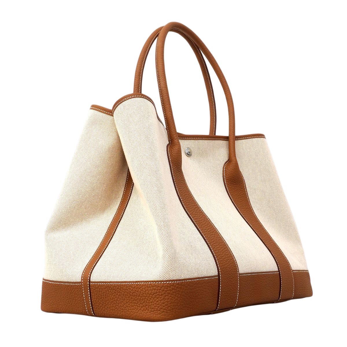 Hermes Tote Neogaden 41 Toile Ash Negonda Gold Silver — view 2