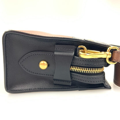 Prada Esplanade Bag Shoulder Bag 1bh043 Black X Brown
