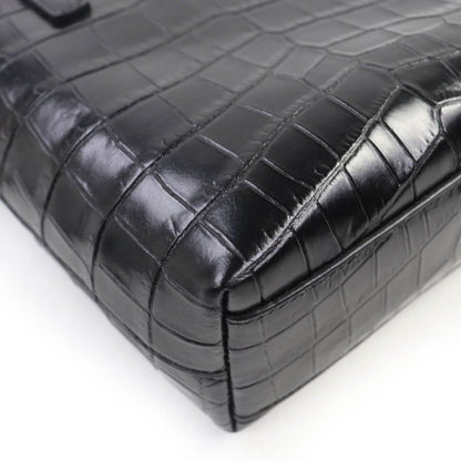 Saint Laurent Paris 712367 Mini Toy Shopping Leather Croc Shape Pressed 2WAY