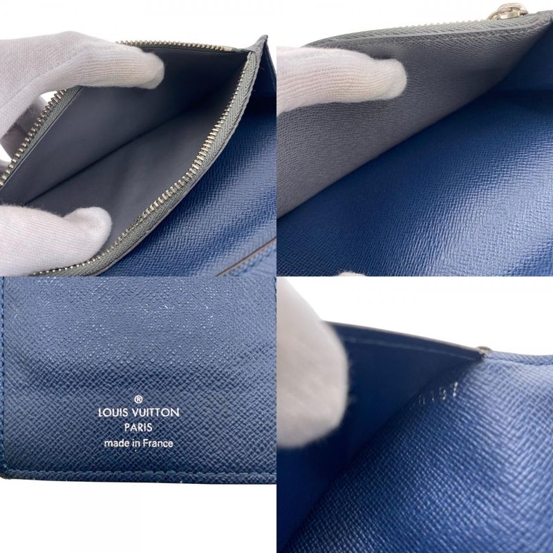 Louis Vuitton M64508 Portefeuille Alexandre NM Taiga Long Wallet Branded Card