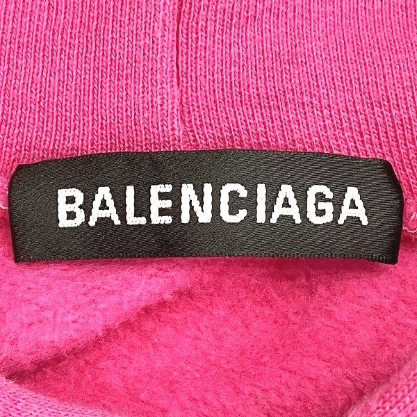 Balenciaga 600583 Thv61 XS Pink Apparel Hoodie Men's
