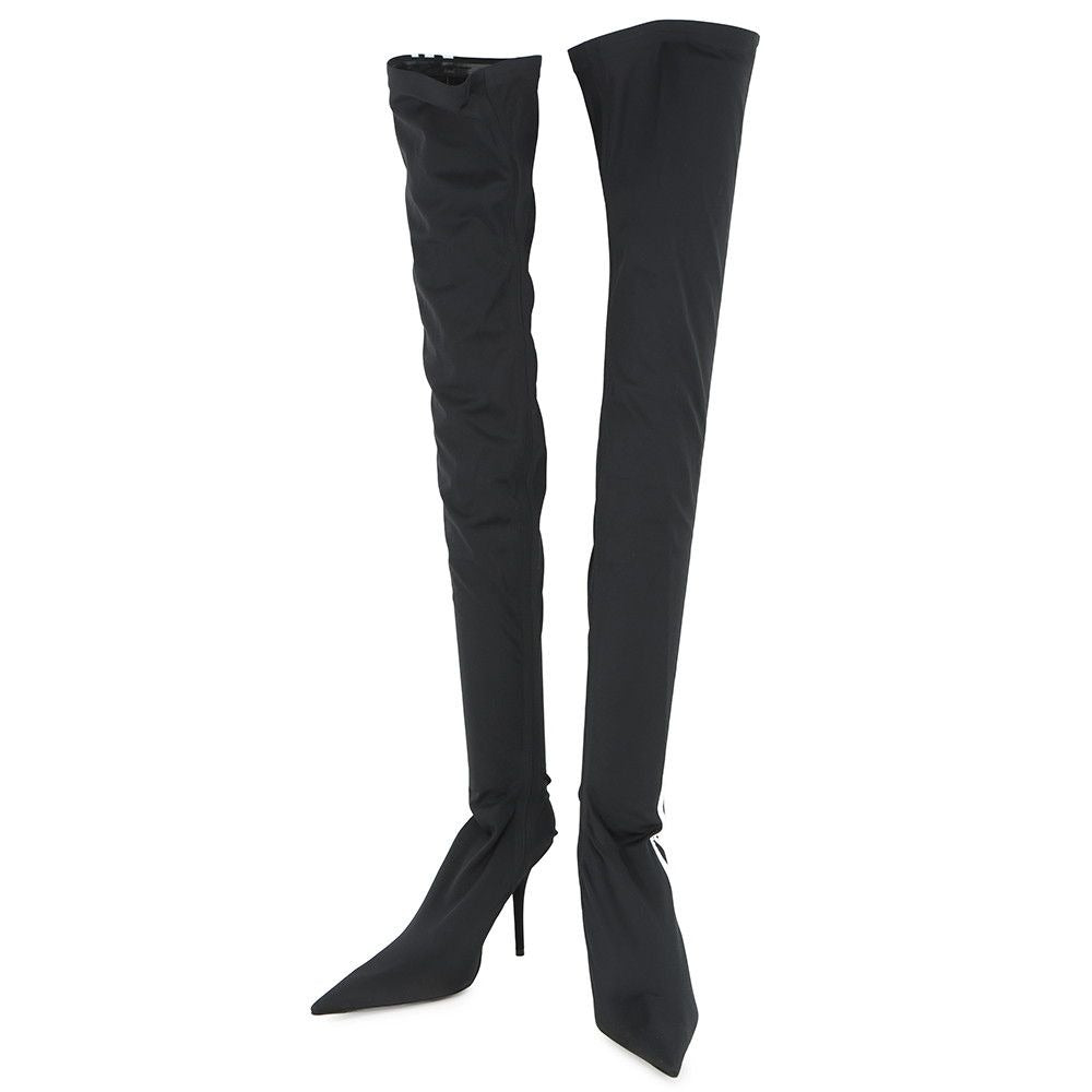 Balenciaga Boots Adidas Collaboration Knife Overnight 37 Black White