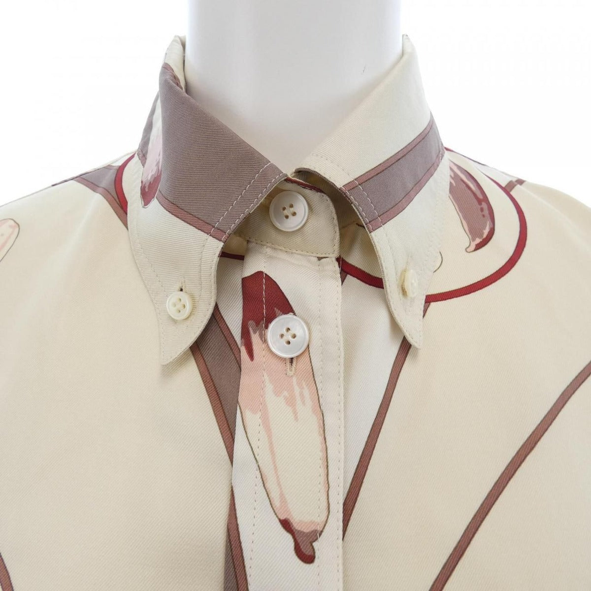Hermes AU Gre du Ven Twill Lane Shirt — view 5
