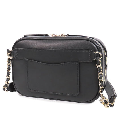 Chanel Chain Black Gold Lambskin Waist Pouch CC Logo Shoulder Bag — view 2