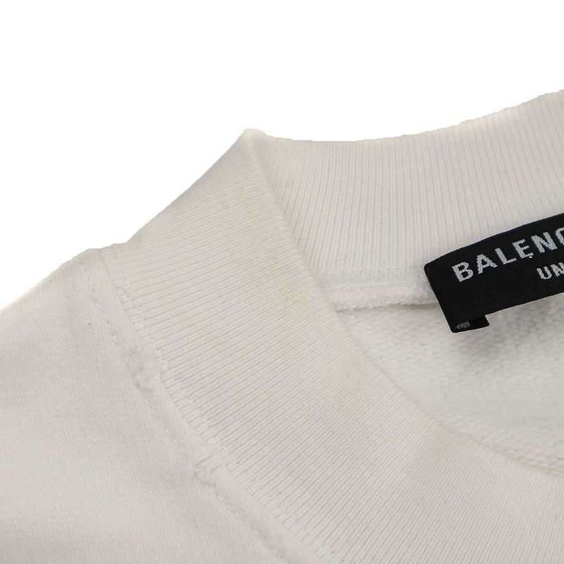 Balenciaga 22aw Leta Ring Logo Sweatshirt 697869 Tmvb5 White XS
