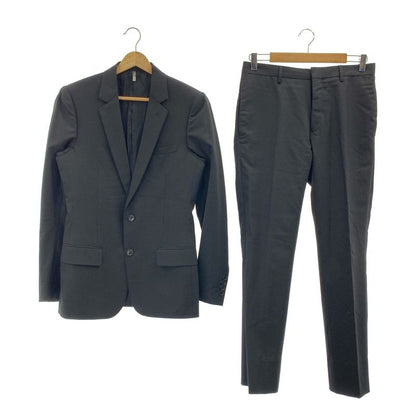 Dior Homme Set Suit 2 B Tailored Jacket Fully Lined Slacks Pants 44 Black