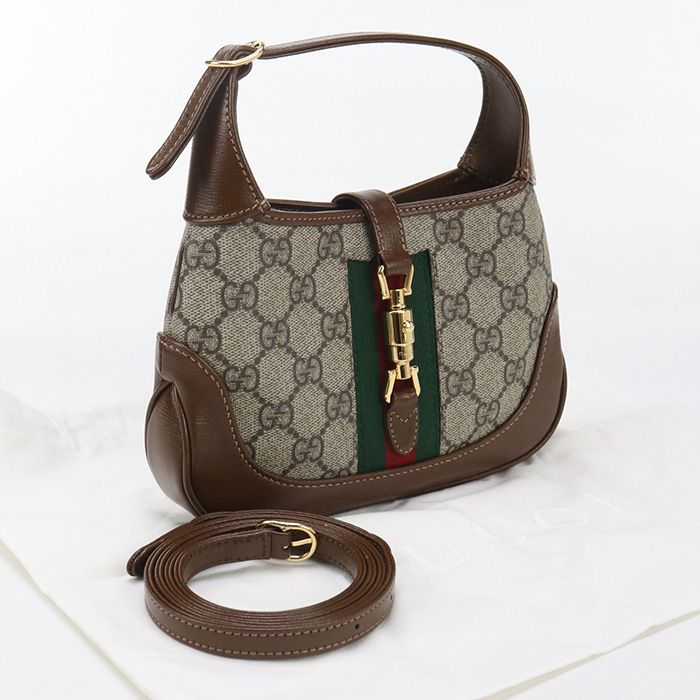 Gucci Mini Bag Gucci Jackie 1961 637092 Handbag GG Supreme Women's