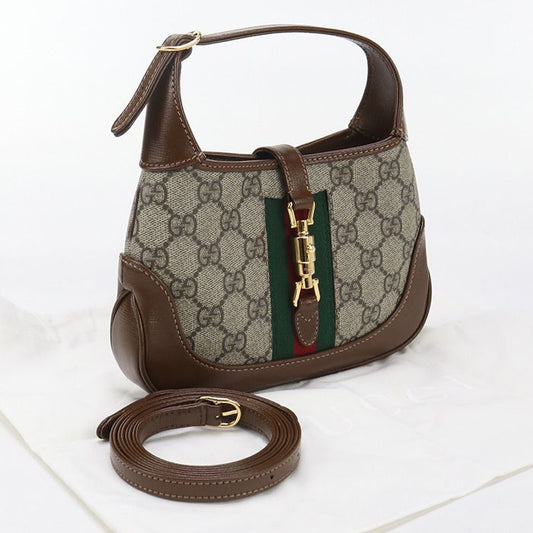 Gucci Mini Bag Gucci Jackie 1961 637092 Handbag GG Supreme Women's