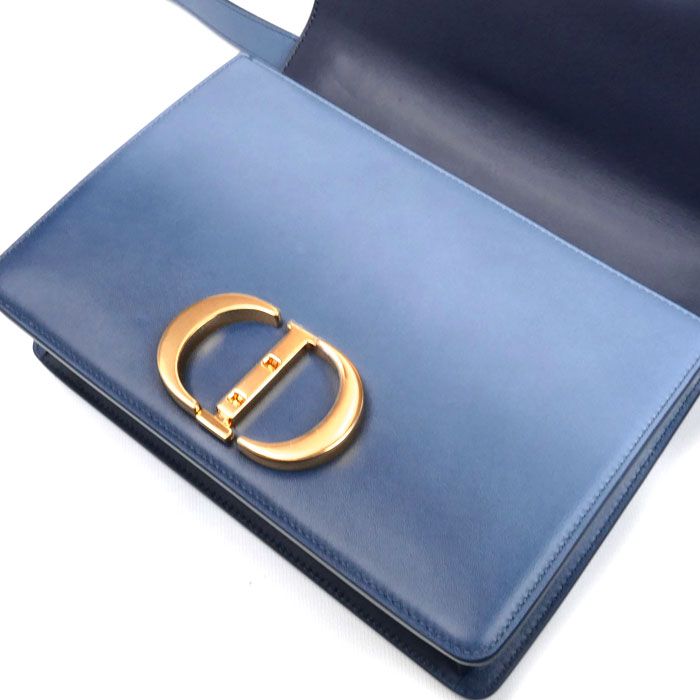 DIOR 30 Montaigne Shoulder Bag Blue M9203usjc Gradient Ladies Preowned