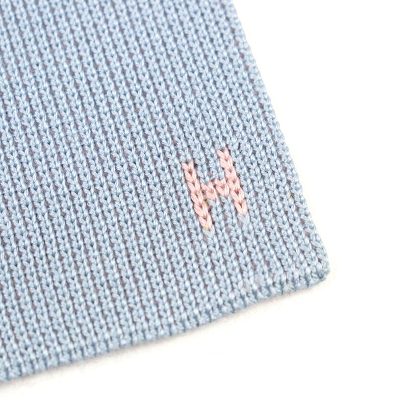 Hermes Cattle Tan Silk My Utah Silk H Motif Bicolor Reversible Knit Tie