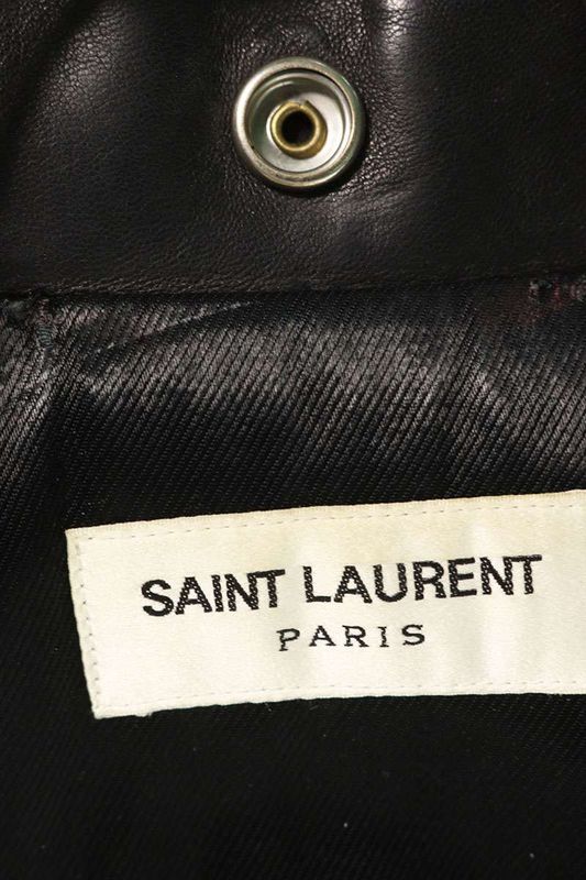 Saint Laurent Paris L01 361841 Y5ga1 Classic Motorcycle Rider Scuff The Jacket
