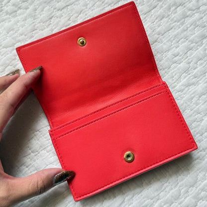 Bottega Veneta Cassette Card Case Business Card Holder Intrecciato Leather