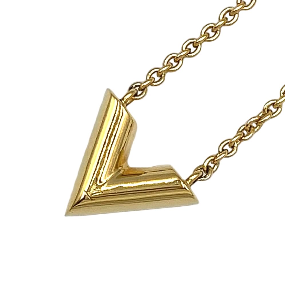 Louis Vuitton Essential Gold Plated Necklace — view 2
