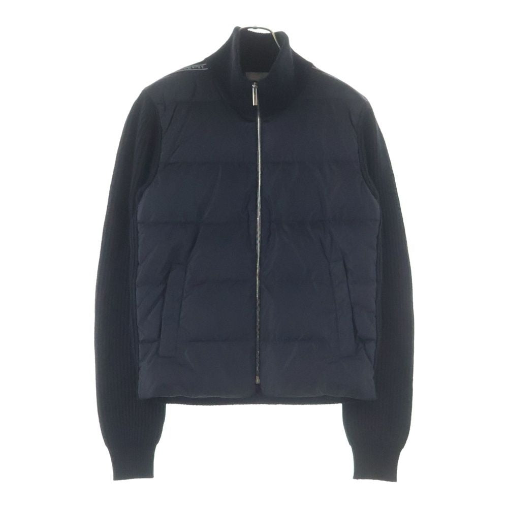 Dior Atelier Fay Cles Eared High Neck Knit Jacket Black