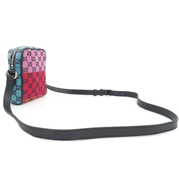 Gucci Shoulder Bag GG Mini GG Canvas Multicolor Silver Hardware 658659