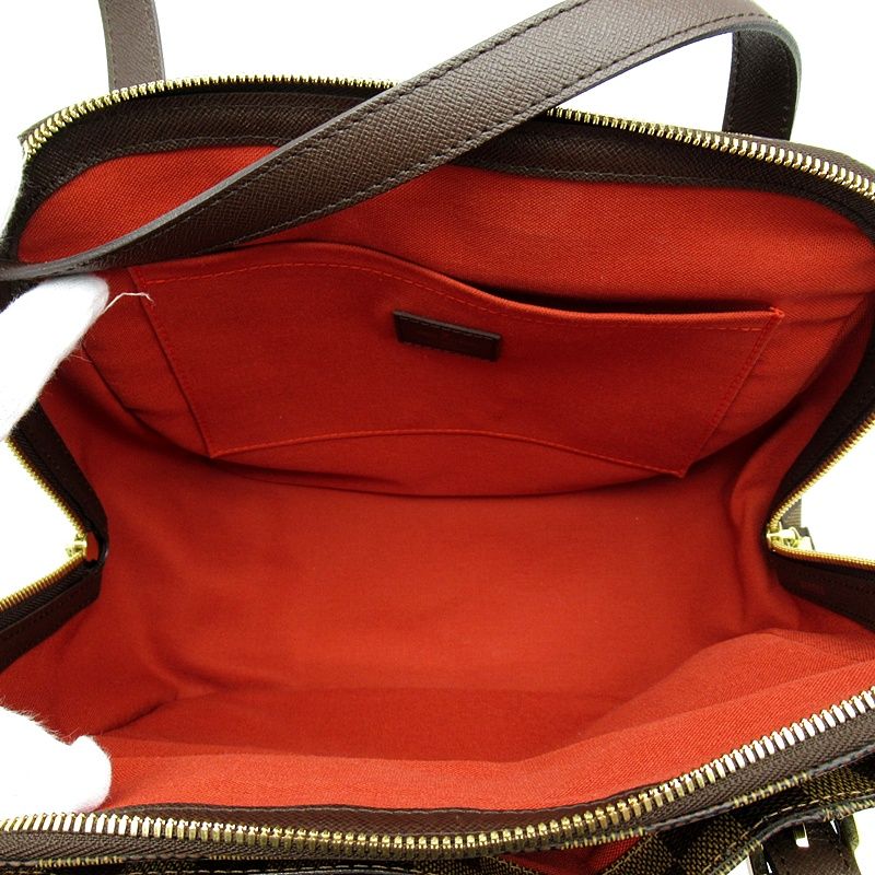 Louis Vuitton Belem MM N51174 Damier Women's Shoulder Bag Brown Excellent