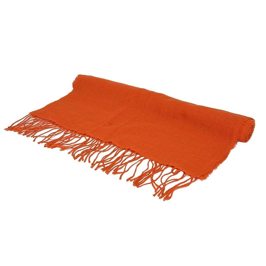 Fendi Shawl Orange Wool