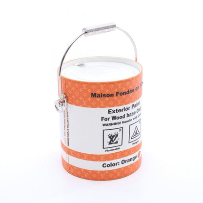 Louis Vuitton Handbag LV Paint Can 2-Way Orange Canvas Leather — view 2