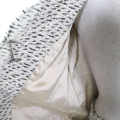 CHANEL Vintage 04A P23949/p23976 Tweed Jacket + Skirt Setup Suit With