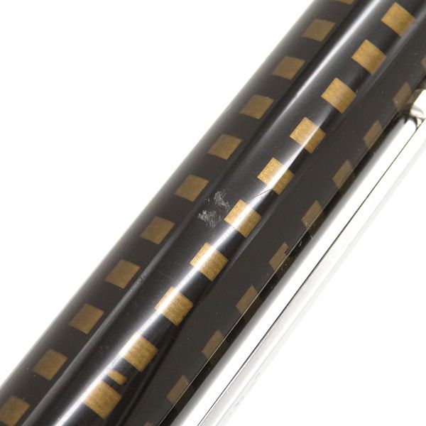 Louis Vuitton Ballpoint Pen Jetluck Metal Dark Brown X Silver Brown Out of Ink