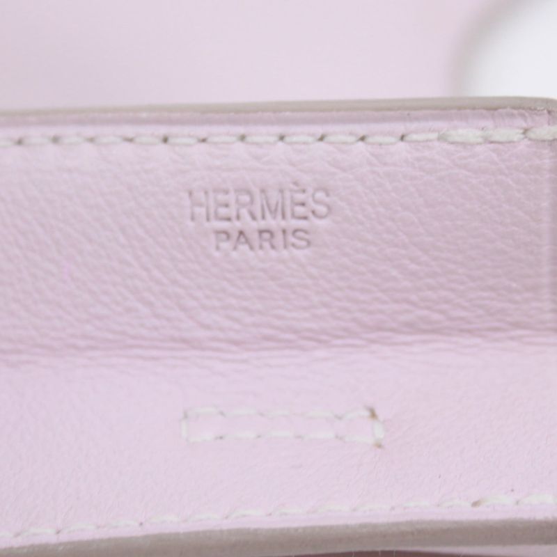 Hermes Onymetou Rose Dragee Leather Pink Shoulder Bag