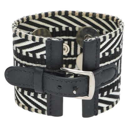 Hermes Collierd Chien Caval Canvas And Leather Bracelet Women