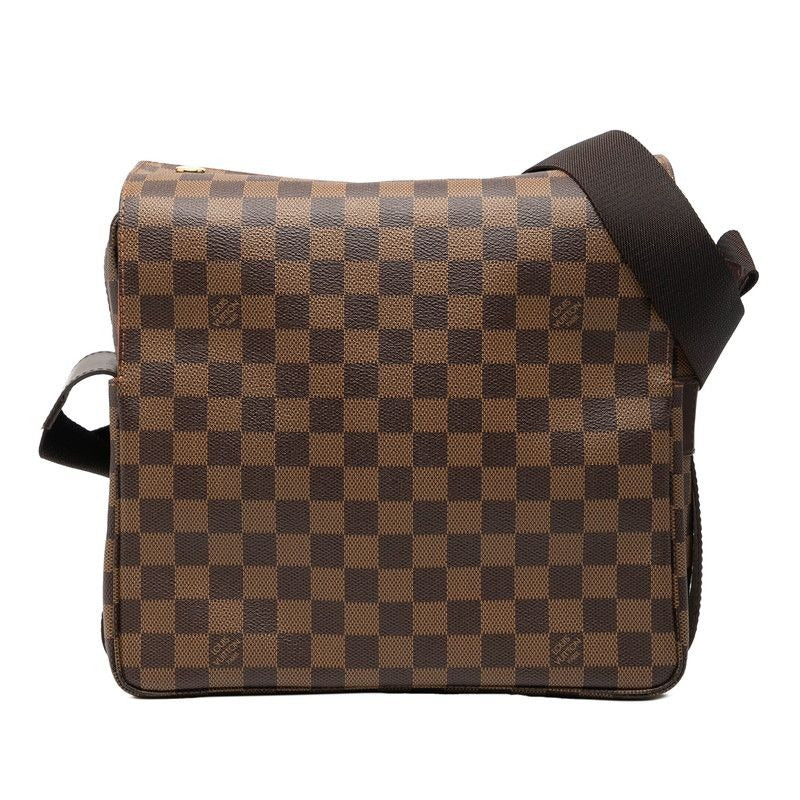 Louis Vuitton Damier Naviglio Brown Leather