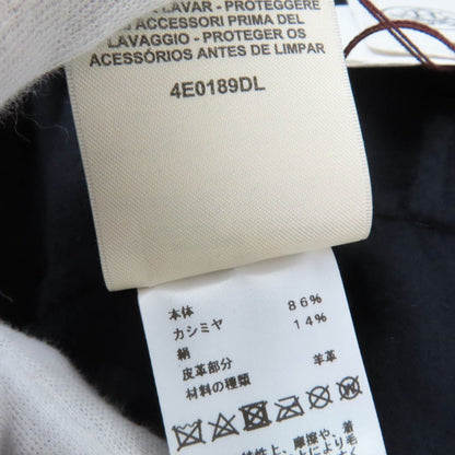 Hermes Cashmere Silk Soft Tilt Mix Coat Navy 38 with Hanger Garment — view 9