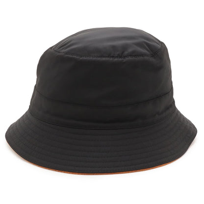 Hermes Logo Embroidery Bucket Hat 99% Nylon 1% Polyurethane 100% Cashmere