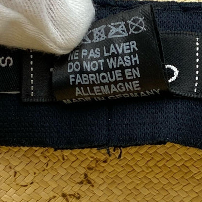 Chanel Hat Straw Coco Mark Ribbon Centerfold Size S1 bo-1 — view 9