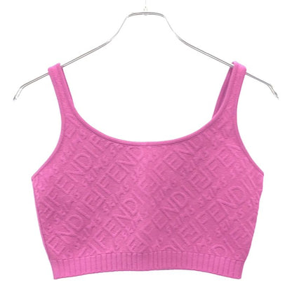 Fendi 21aw Skims Embossed Logo Knit Setup Fzu500 Agim Fifla Purple-Pink Color 42