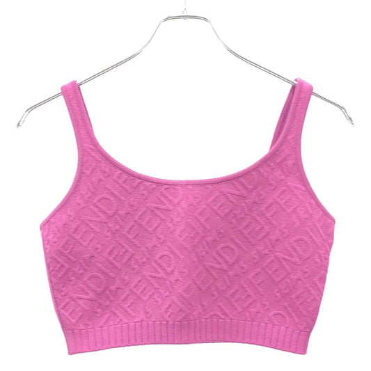 Fendi 21aw Skims Embossed Logo Knit Setup Fzu500 Agim Fifla Purple-Pink Color 42