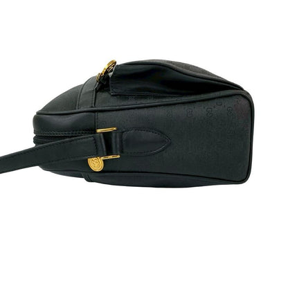 Gucci Vintage Micro GG Logo Leather Shoulder Bag