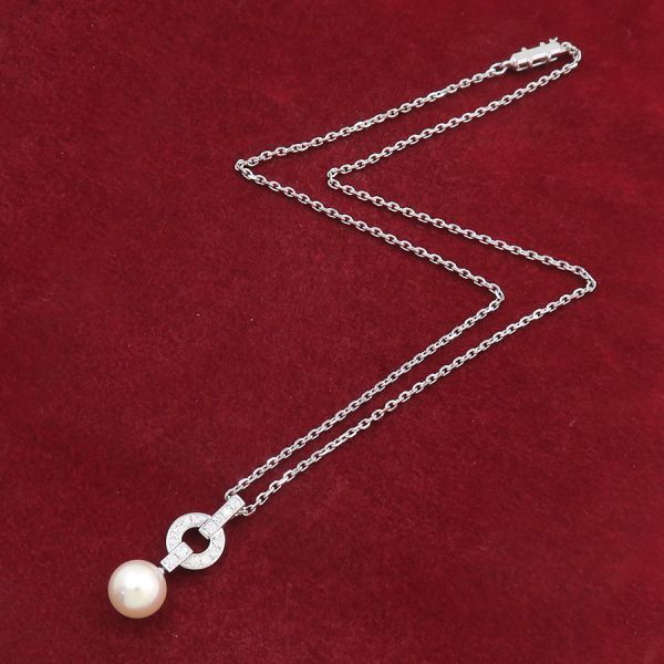 Cartier Imalia Pearl Diamond Necklace [none Fee Gift Wrapping] [grade A