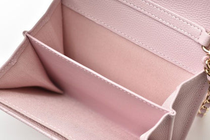 Chanel Chain Mini Wallet Accessory Pouch Chanel Ap2138b05437 Matelasse Caviar