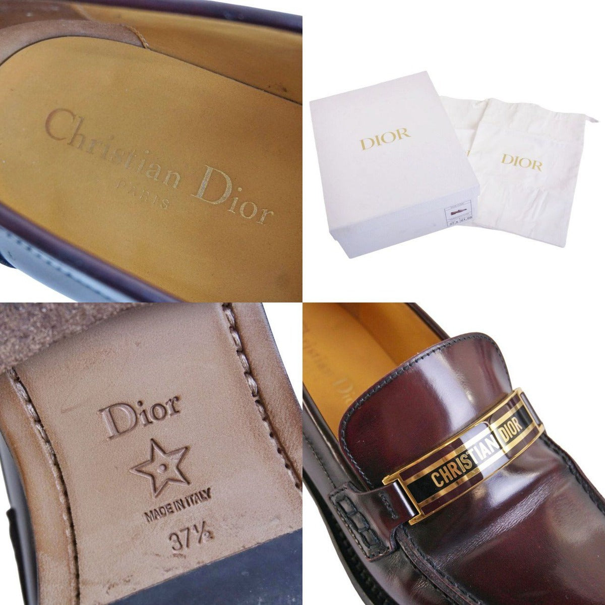 Dior Loafers Leather 37 — view 9
