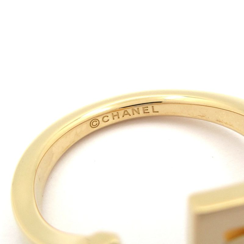 Chanel Ring 51 Extrême De Chanel N°5 Ring J12905 18K Yellow Gold X Diamond N°5