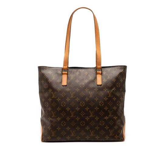 Louis Vuitton Monogram Cabas Mezzo One Shoulder Bag Tote Bag M51151 Brown PVC
