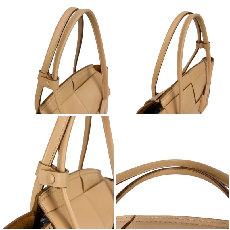Bottega Veneta Mini The Arco Handbag Mini Tote Bag Maxi Intrecciato Leather