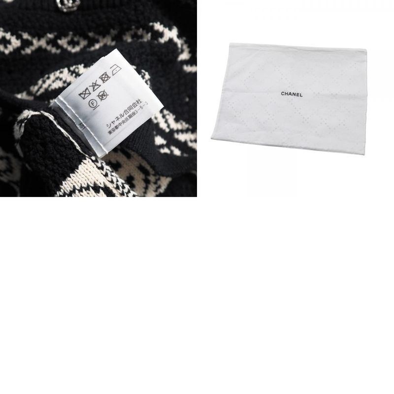 Chanel Knitwear Size 36 20P Total Pattern Coco Mark CC Knit Sweater