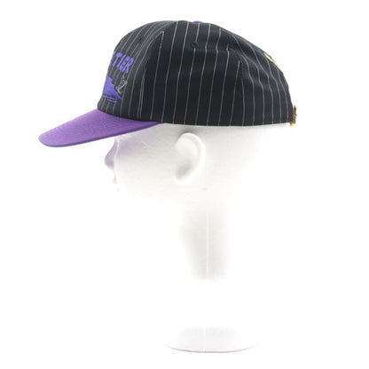 Louis Vuitton Mp3407 Casket Croco Malletier Hat Baseball Cap Black Purple Gold