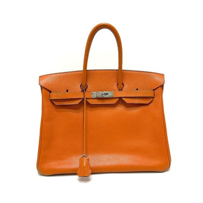 Hermes Handbag Birkin 35 Vaux Epson Orange