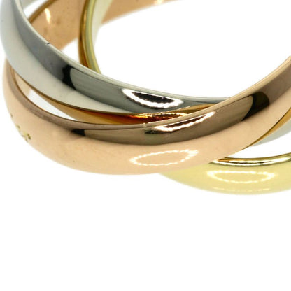 Cartier Trinity #48 Ring 18K Yellow Gold 18K White Gold 18K Pink Gold Ladies