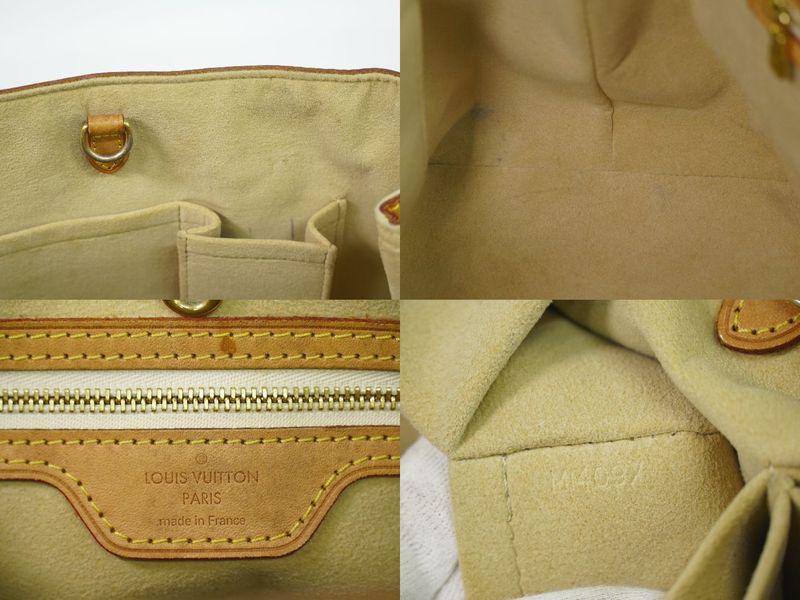 Authentic Louis Vuitton LV Hampstead PM Damier Azure Tote Handbag White N51207