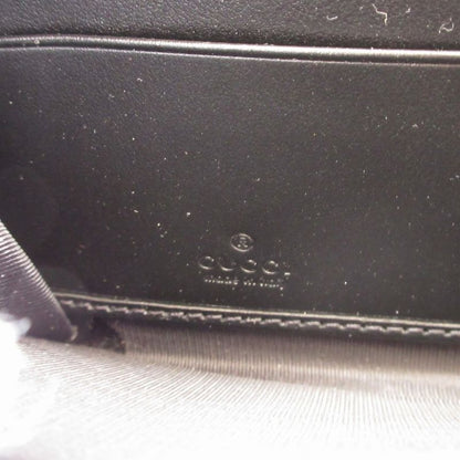 Gucci 625558 Double G GG Embossed Black Round Zipper Long Wallet 1632 Gucci