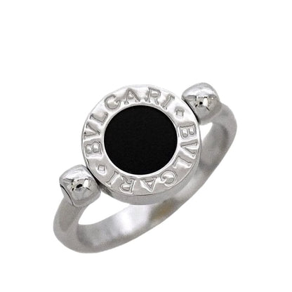 Bvlgari Flip Ring White Gold Black