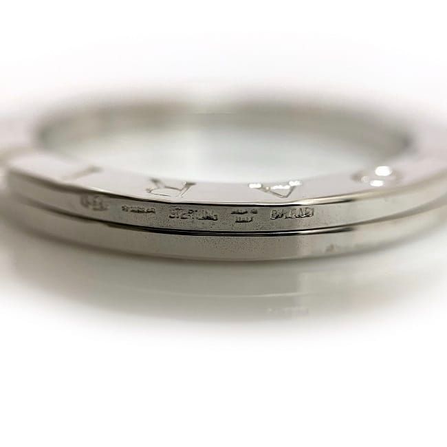 Bvlgari Key Ring Silver Logomania Polished Ag 925
