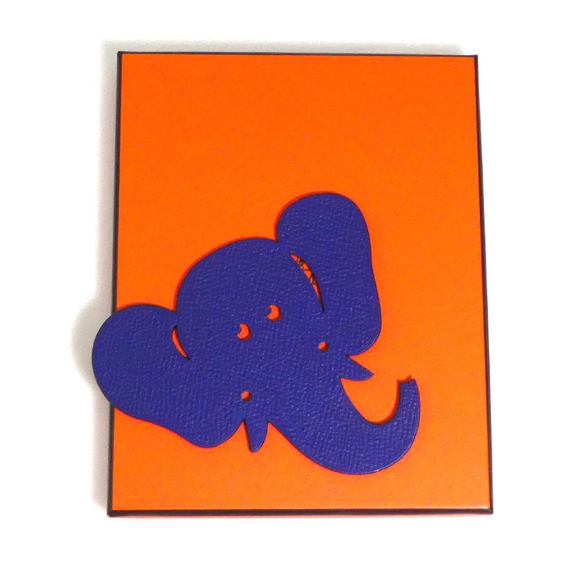 Hermes Object Charm Petite Ash Animal Motif Elephant