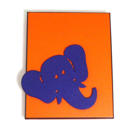 Hermes Object Charm Petite Ash Animal Motif Elephant